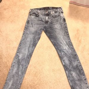 PACSUN comfort stretch , skinny acid washed jeans